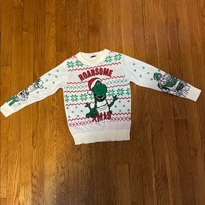 Toddler Boy Toy Story Roarsome Christmas Sweater Size 5T